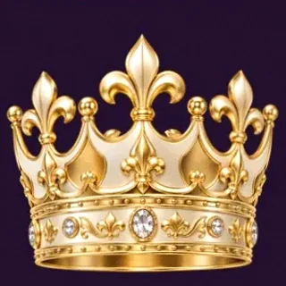 Ornate royal crown — Spinago