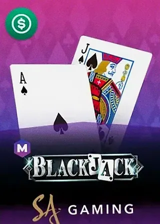 M Blackjack live game cover