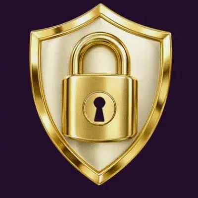 Shield with padlock — Spinago