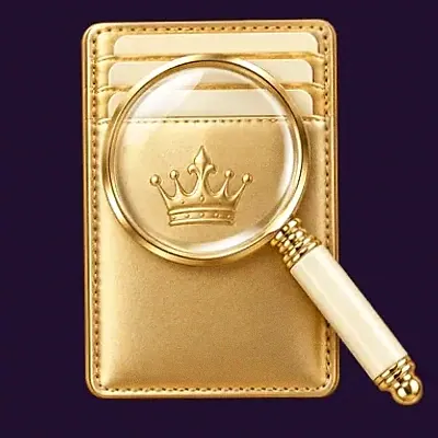 Wallet and magnifier — Spinago
