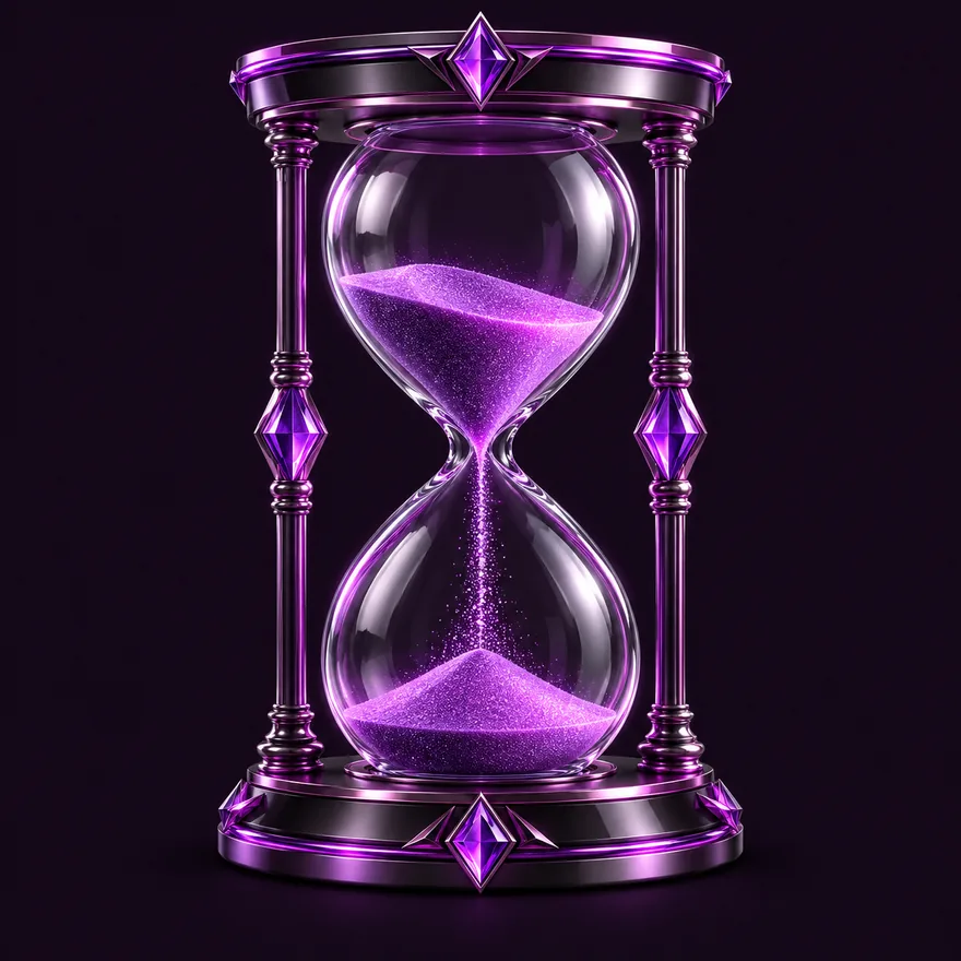 Ornate hourglass — Spinago
