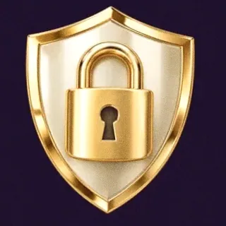 Shield with padlock — Spinago