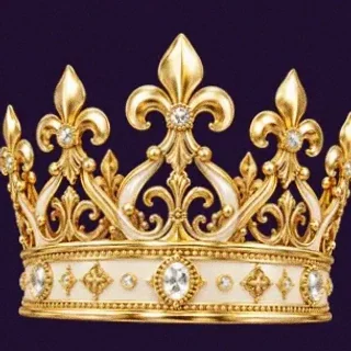 Jeweled royal crown — Spinago
