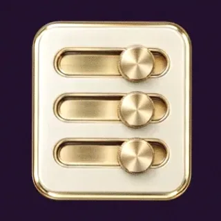 Three-knob control panel — Spinago