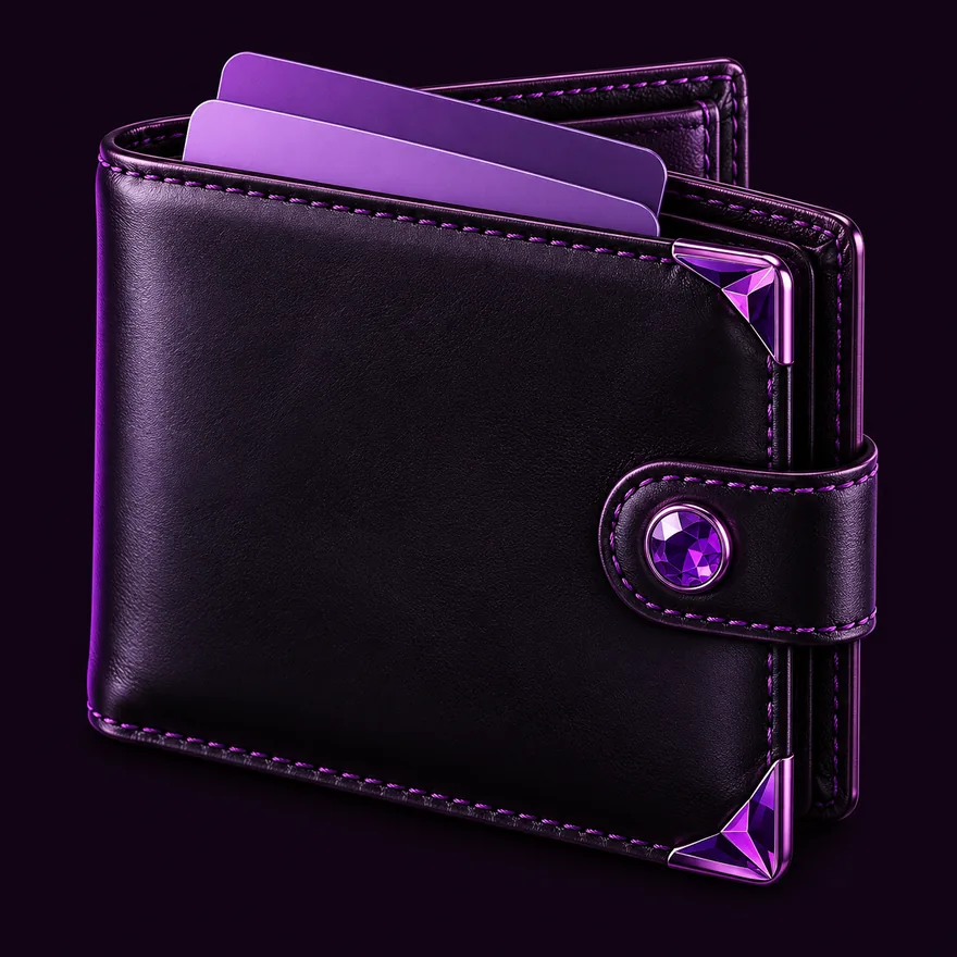 Leather wallet — Spinago