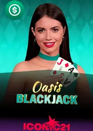 Oasis Blackjack live game cover