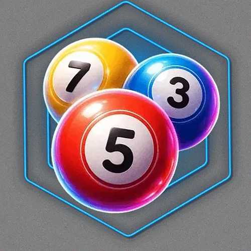 Numbered bingo balls