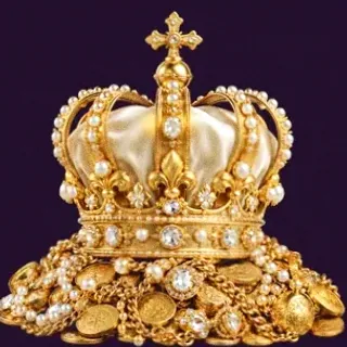 Gold treasure pile — Spinago